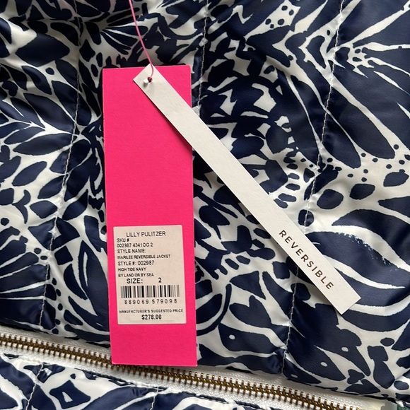 NWT LILLY PULITZER Marilee Reversible Jacket - Picture 6 of 14